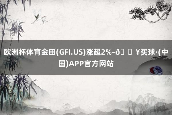 欧洲杯体育金田(GFI.US)涨超2%-🔥买球·(中国)APP官方网站