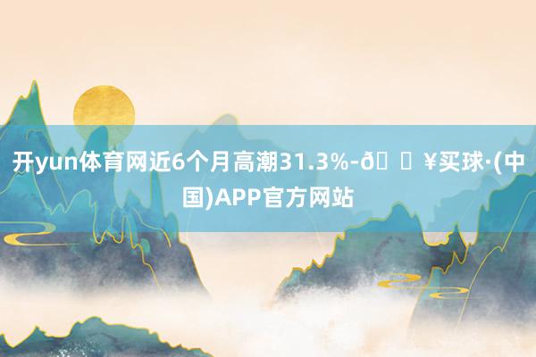 开yun体育网近6个月高潮31.3%-🔥买球·(中国)APP官方网站