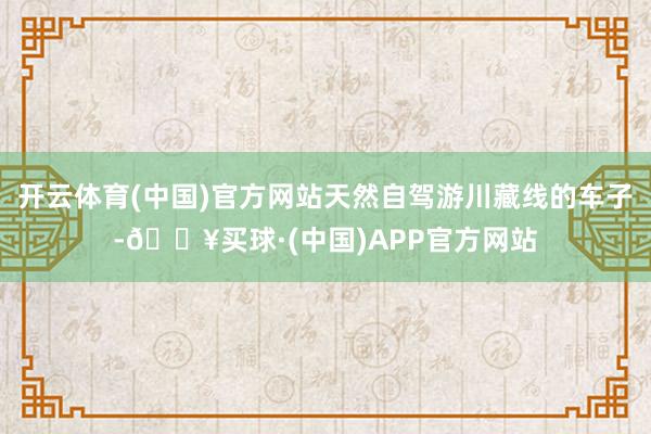 开云体育(中国)官方网站天然自驾游川藏线的车子-🔥买球·(中国)APP官方网站